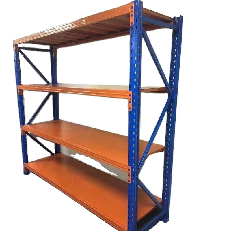 4-Lier Adjustable Storage Warehouse Rack Metal Vertical Racks