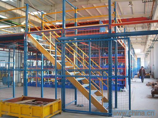 Customized Factory Storage Rack Steel Structure Pallet Racking Mezzanine Floor 1 Ton per SQM