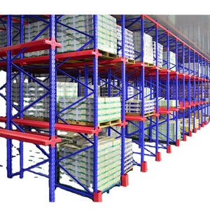 Cold Chain Logistic Drive-in Racking Industrial Rack Pallet Storage Solution Drive In Style Racking System