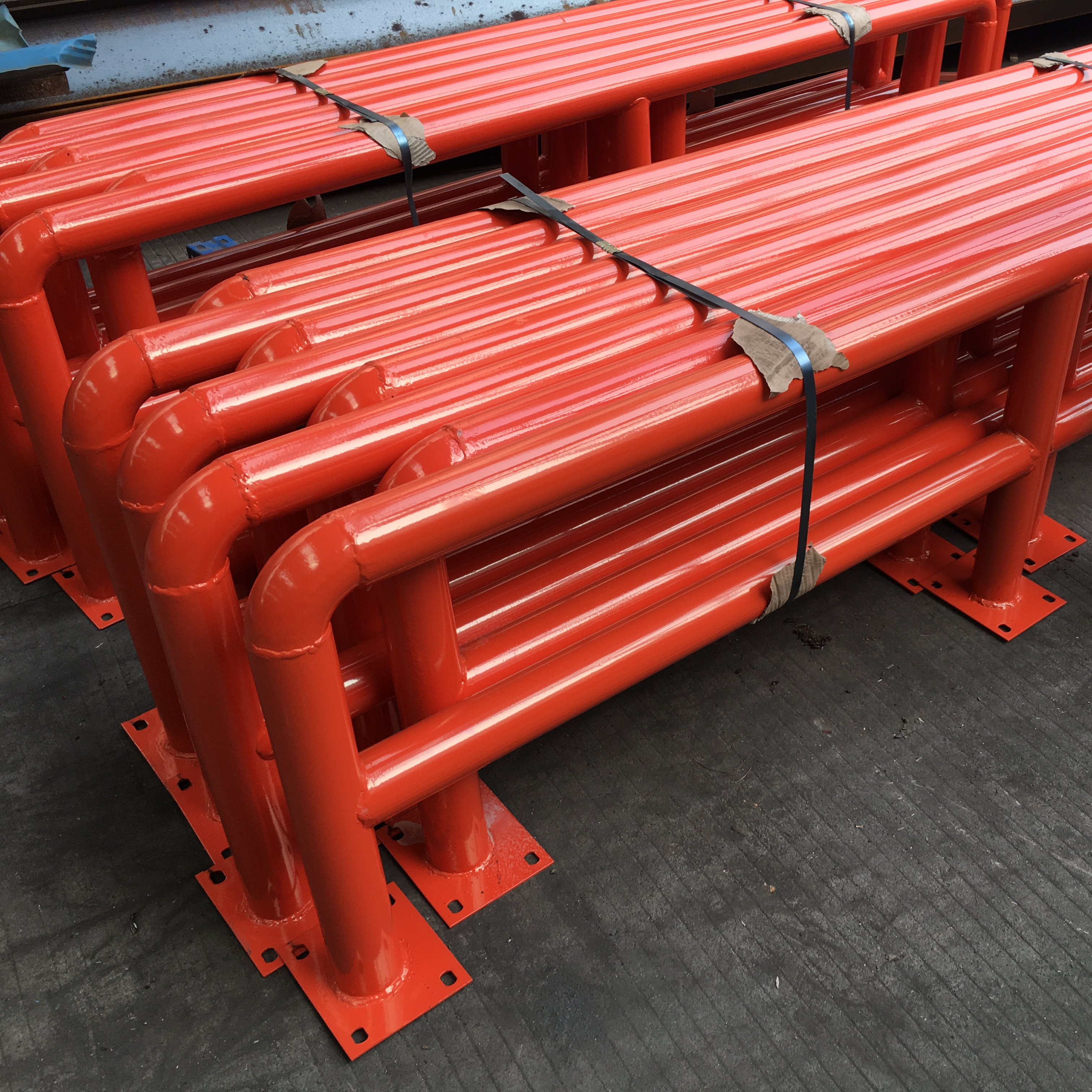 Steel Pallet Rack Upright Frame Protector Shelf Barrier Safety Pallet rack frame bumper