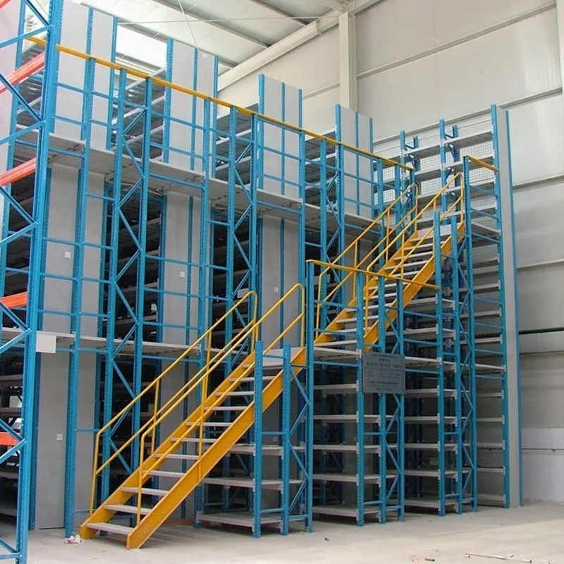 Industrial Steel Warehouse Storage Mezzanine Shelving Attic Loft Mezzanine Rack And Mezzanine Floor Rack Shelf