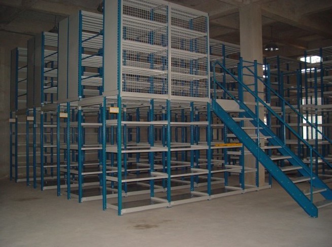 Customized Factory Storage Rack Steel Structure Pallet Racking Mezzanine Floor 1 Ton per SQM