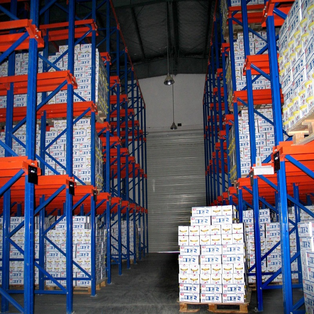 Cold Chain Logistic Drive-in Racking Industrial Rack Pallet Storage Solution Drive In Style Racking System