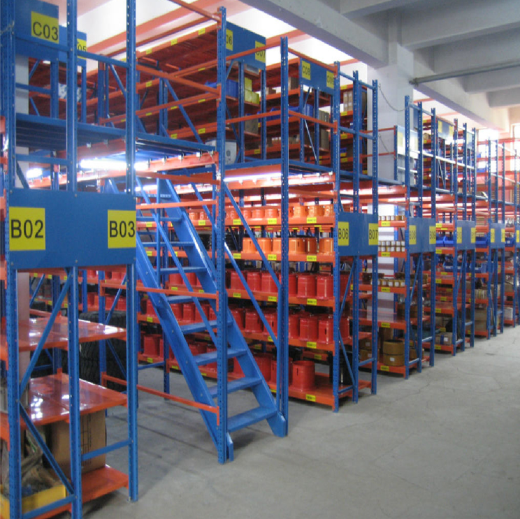 Industrial Steel Warehouse Storage Mezzanine Shelving Attic Loft Mezzanine Rack And Mezzanine Floor Rack Shelf