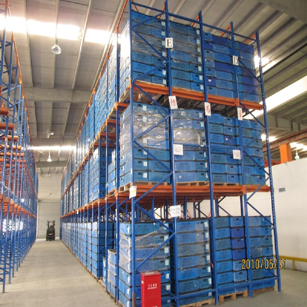 Cold Chain Logistic Drive-in Racking Industrial Rack Pallet Storage Solution Drive In Style Racking System