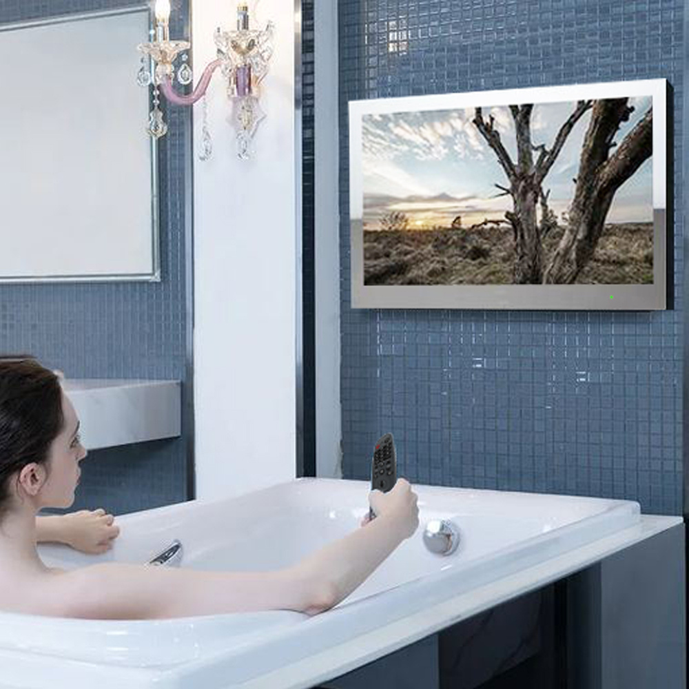 22 inch Android 11 Waterproof Mirror Bathroom TV with Touch Screen