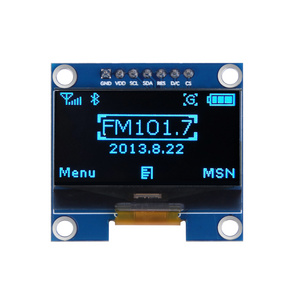 0.96 inch 128x64 OLED Display with 7 Pins PCB with PCB Arduino Board SMT32 White Blue Color Mono OLED