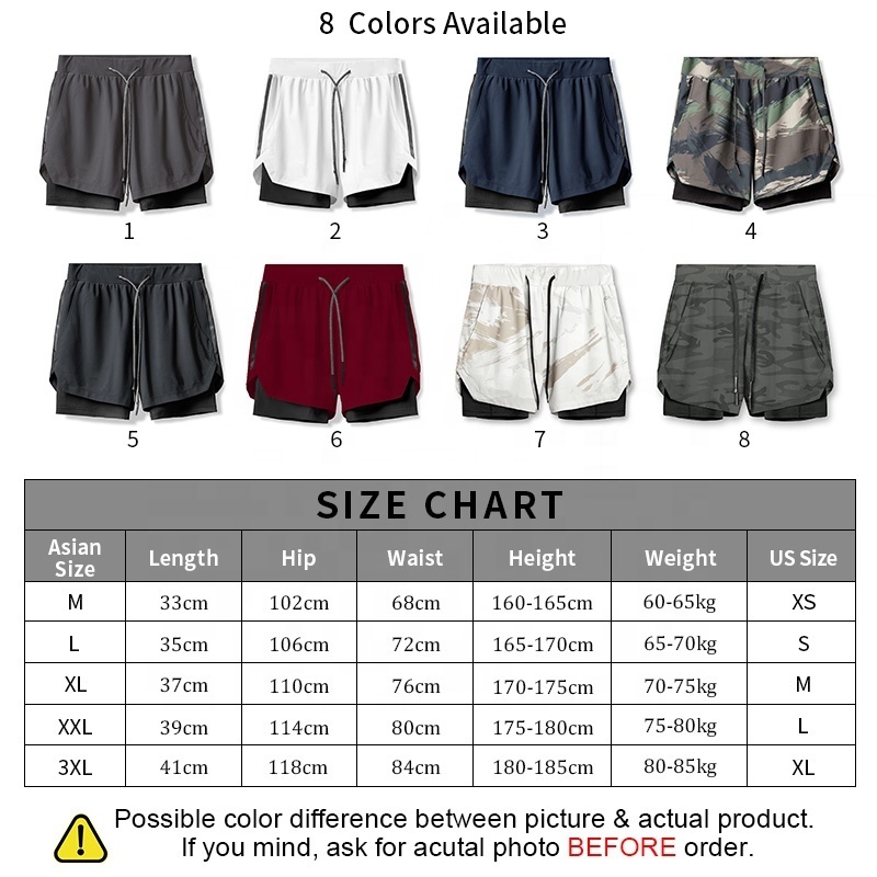 OEM Custom Logo Spandex Workout Gym Shorts Mens Summer Bulk Workout Clothing Men Casual Athletic Squat Fitness Shorts