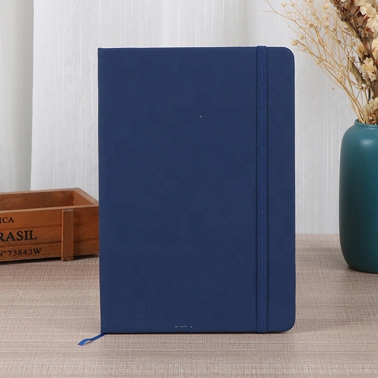 Wholesale Bulk Stock Cheap Price A5 Size Solid Color Business Notebook Journal Diary with Elastic Band