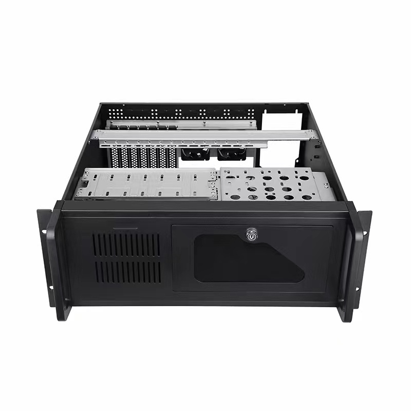 Hongyi 4U4508K-A 45*43*17.8CM 4U  thickness 1.2mm SGCC Steel Server case E-ATX ATX ITX M-ATX Industrial control server chassis