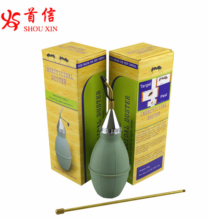 Pest control powder insecticide duster spray with extension tube