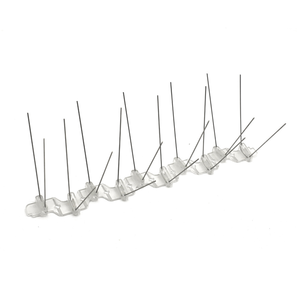 Stainless steel wire anti bird spikes plastic outdoor bird repeller