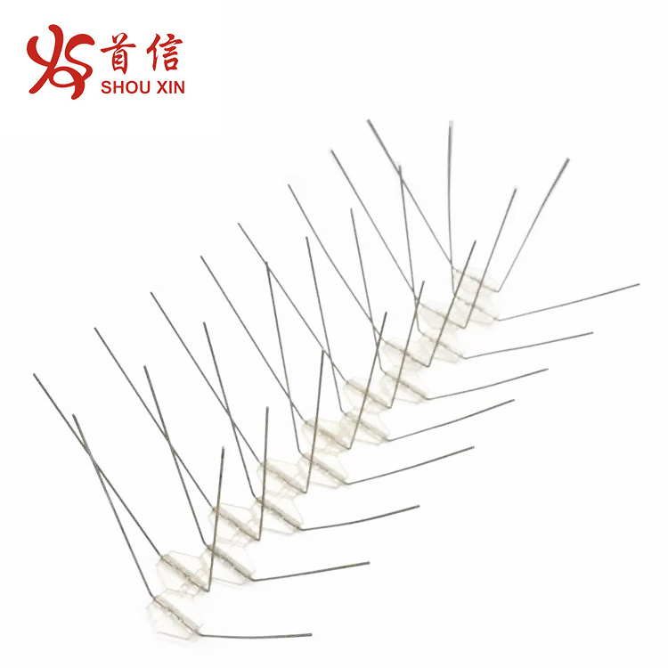 Stainless steel wire anti bird spikes plastic outdoor bird repeller