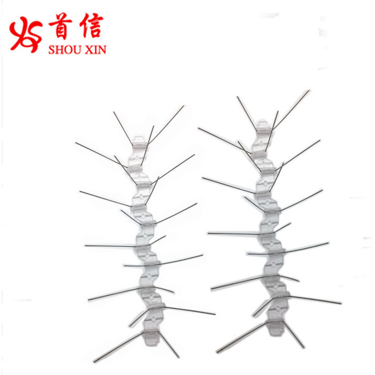 Stainless steel wire anti bird spikes plastic outdoor bird repeller