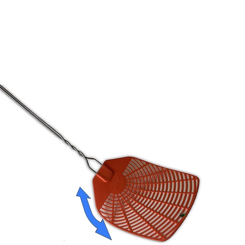 Long handle colorful metal wire plastic fly swatter