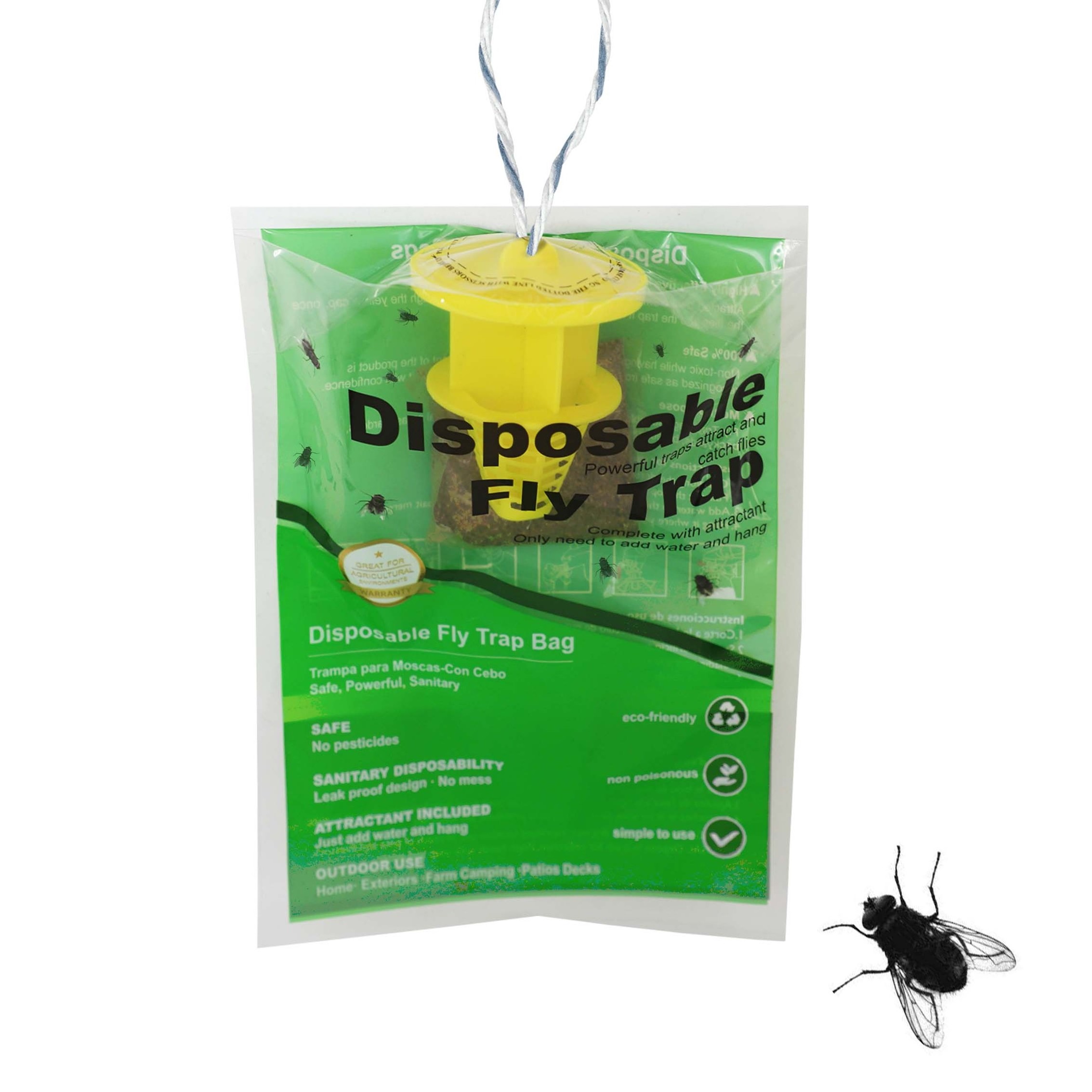 Effective Insect Control Fruit Fly Trap Killer Disposable Flying Insect Trap