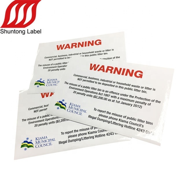 Custom Warranty Security a4 sticker sheet Eggshell Paper Label Sticker