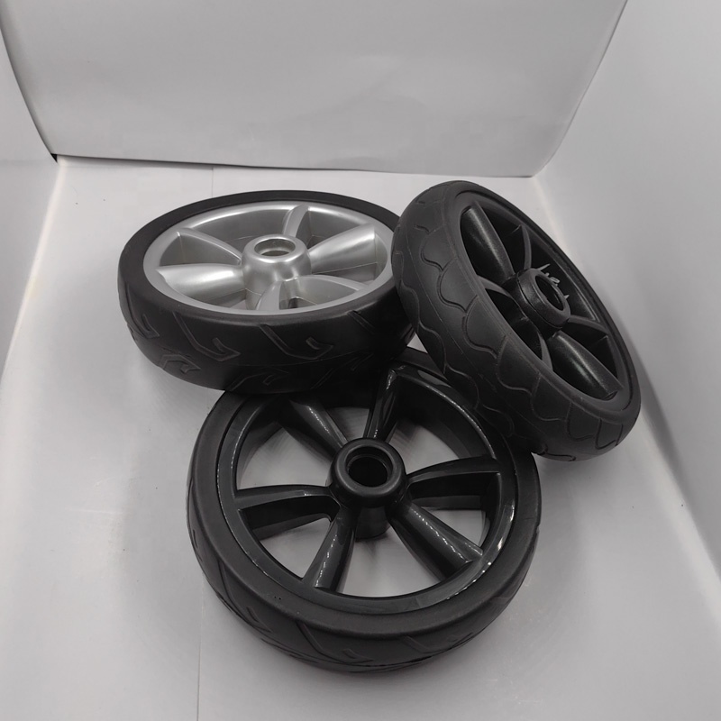 baby strolley wheels ,Original design new pp plastic outdoor baby walker wheels.