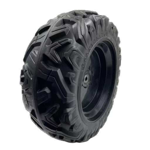 Children's electric vehicle tire solid soft wheel four-wheel off-road explosion-proof foaming wheel