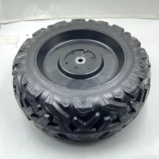 Children's electric vehicle tire solid soft wheel four-wheel off-road explosion-proof foaming wheel