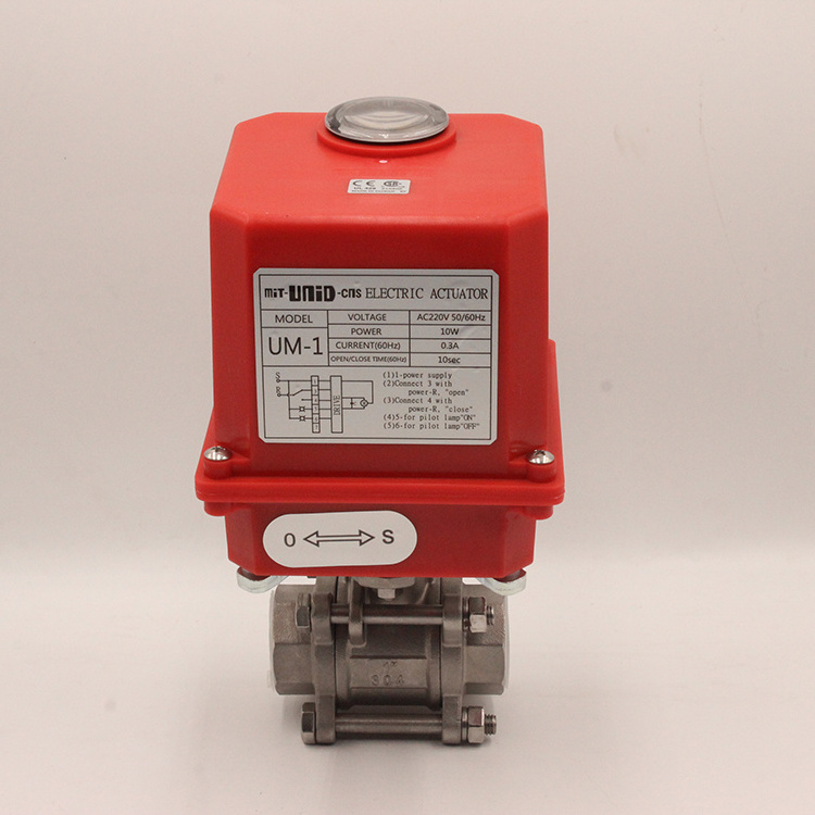 Electric actuator Water flow control ball valve 2 inch motorized valve