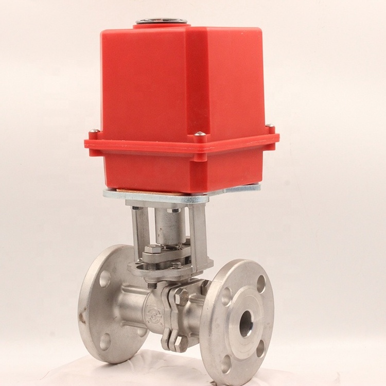 Electric valve 2'' Motorized ball valve 12v Electrical Modulating Electric Water Control Actuator Ball Valve