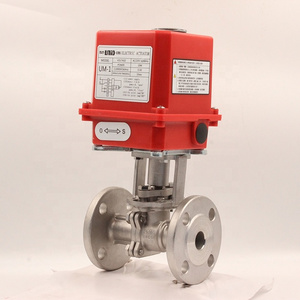 Electric valve 2'' Motorized ball valve 12v Electrical Modulating Electric Water Control Actuator Ball Valve