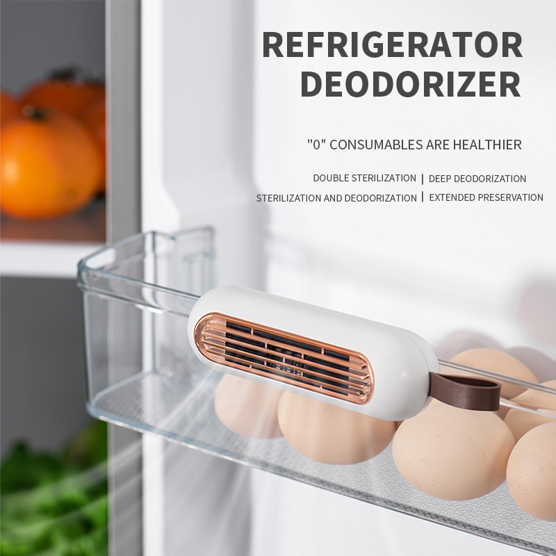 Mini USB air purifier ozonizer portable deodorizer fridge