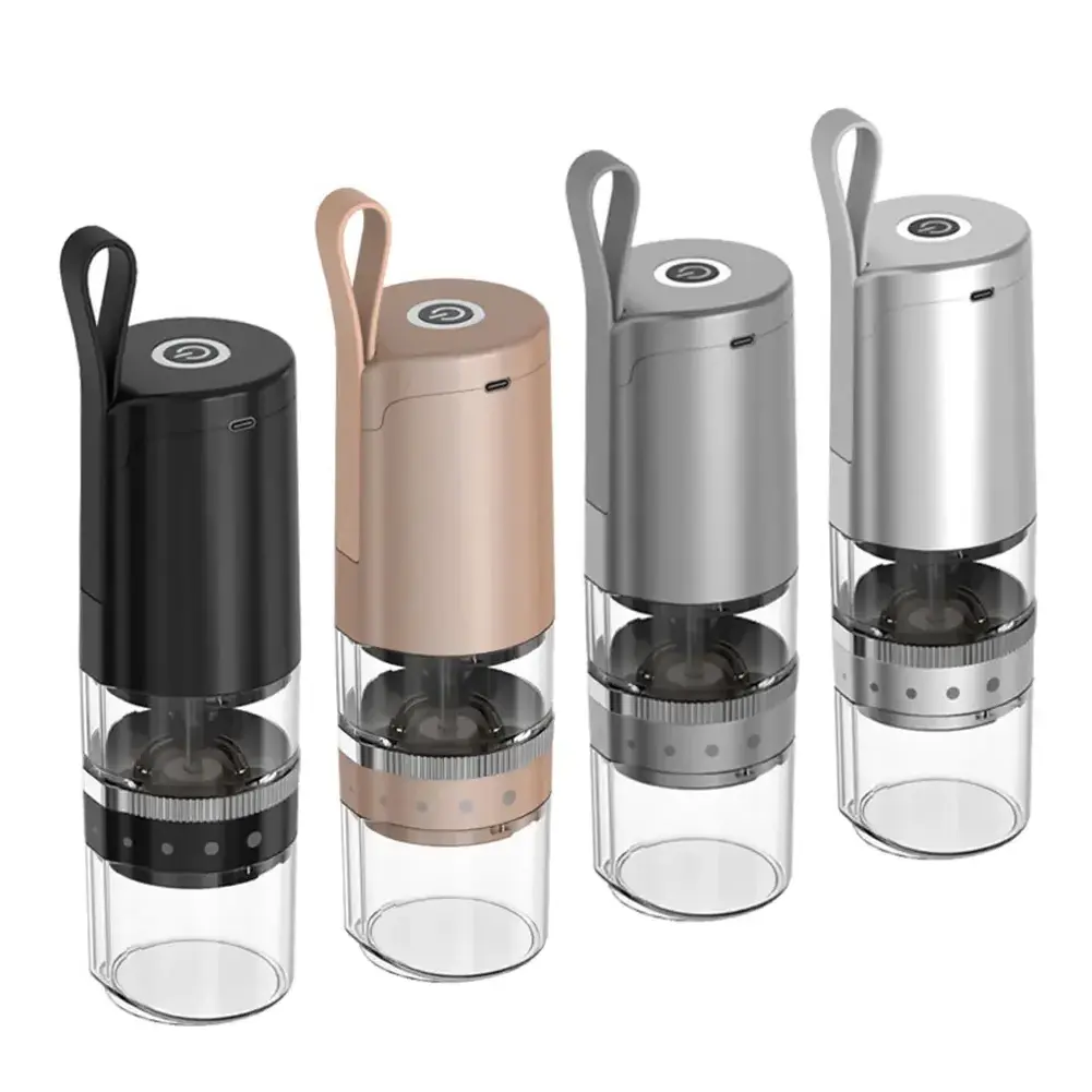 New small smart camping electric automatic coffee bean grinder