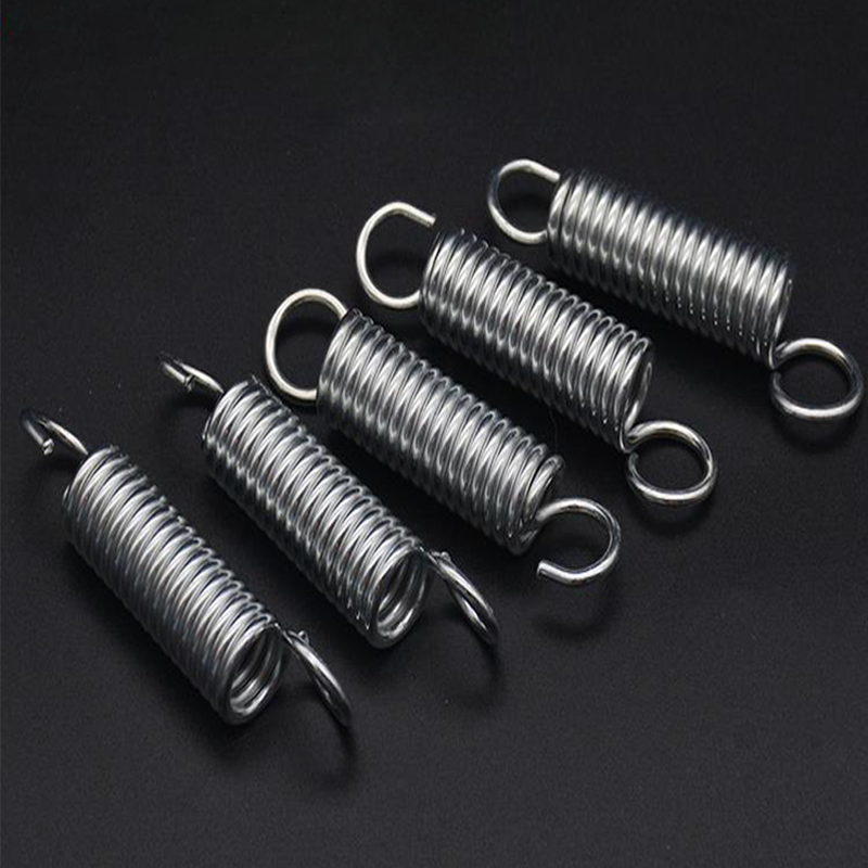 Strong Double Hook Stretch Hardware Switch Coiled Spring Custom Stainless Steel Stationery Spring High Tensile Fatigue