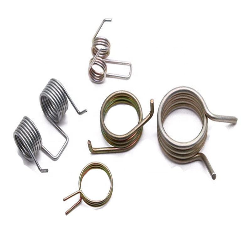 Custom machined stainless steel piano wire 6mm torsion spring for industrial appliance springs