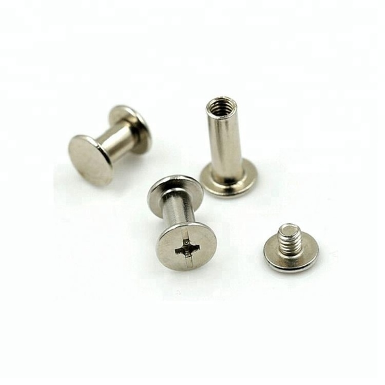 Stainless steel male and female screws/truss head chicago screws