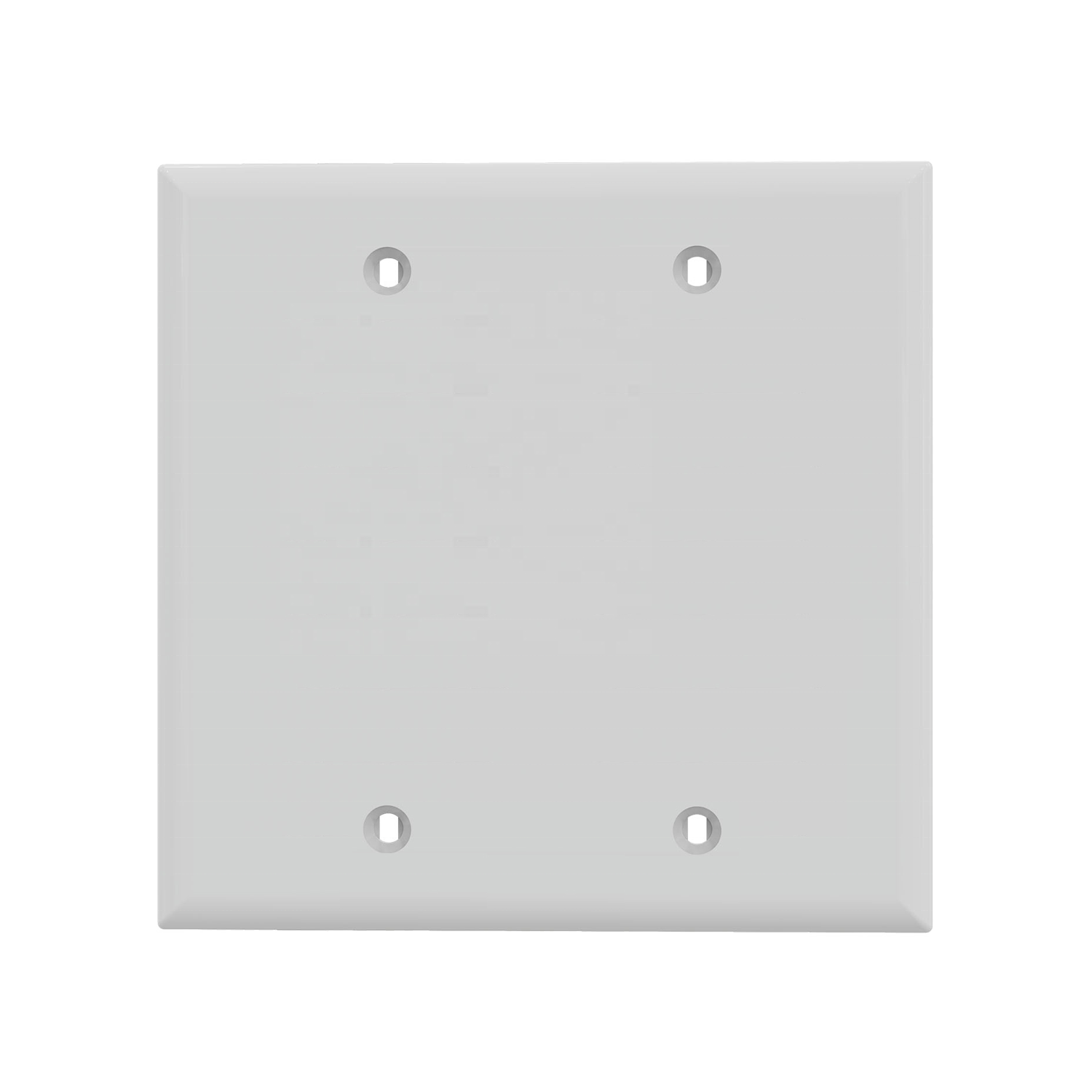 4 Gang Junction  Blank Plastic Blank Wall Plate  Wall Socket Switch  Receptacle Plate Cover Wallplate