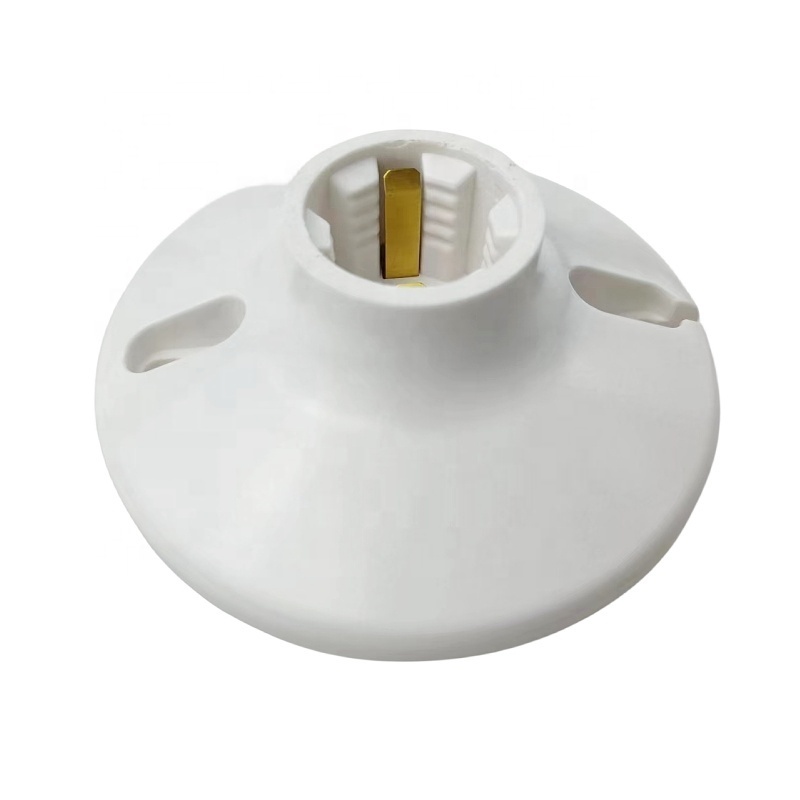 High quality ETL Listed light bulb holder keyless 660W 250V White Medium Base ELEGRP 6512 Plastic Lampholder