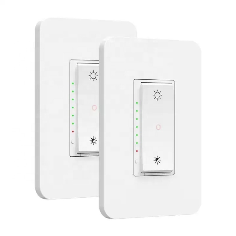 Home automation 3 way smart dimmer light switches decora rocker control 15A intelligent dimmable 3way wall switch