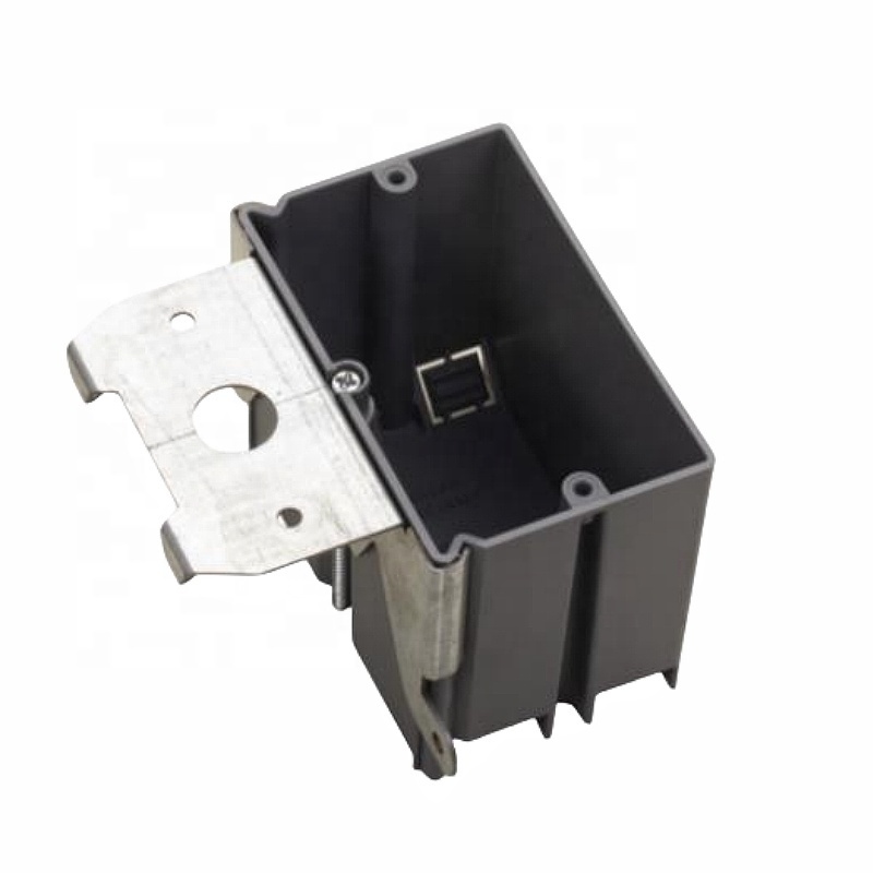 21 CU. IN. Plastic Socket Outlet boxes ETL listed 1 Gang Adjustable Depth Electrical Boxes