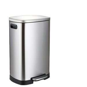 2023 Hot Sales Kitchen Stainless Steel Dustbin 38 Liter 50 Liter 13 Gallon Trash Can with Lid