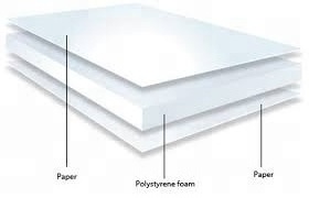 Black White Paper Foam Board/KT Board for poster die cut