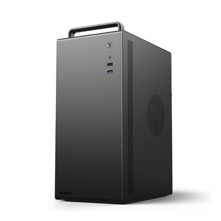 Customized Wholesale mATX Mini Tower Computer Cases Hinged Side Panel PC Chassis