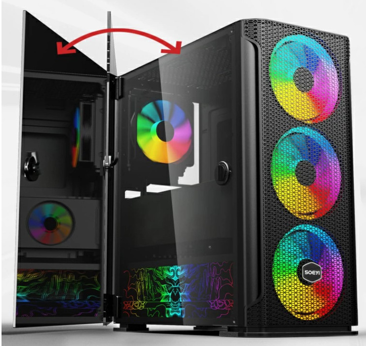 desktop rgb gabinete gamer pc accessories cpu cabinet gaming computer pc cabinet