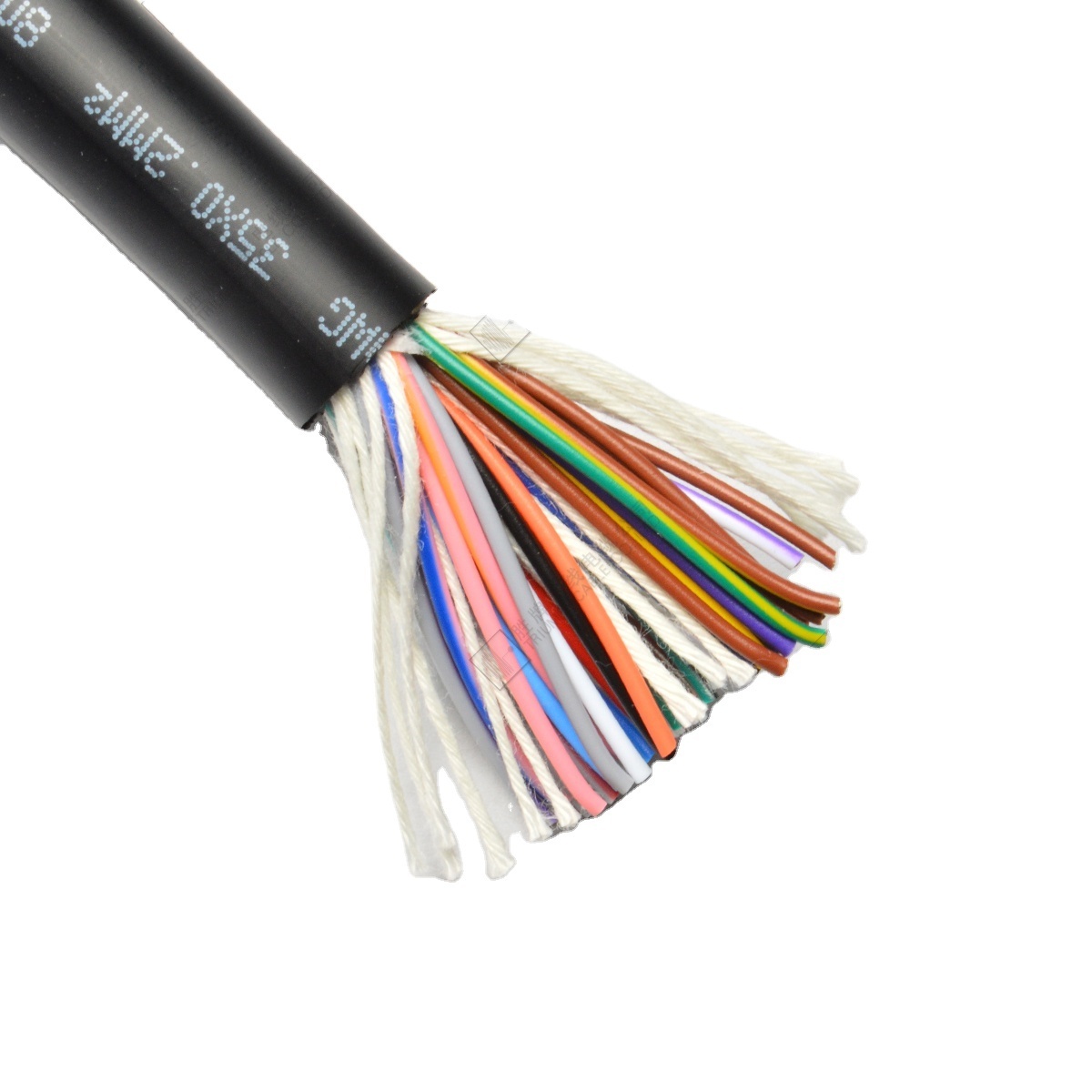 Excellent insulation and protection 480-2464 26awg/3C 30/0.08TS OD4.2 PVC black color wire for computer power supply