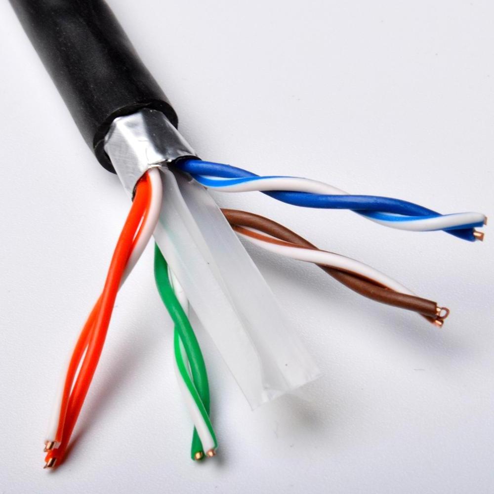 Triumph Cable Cat5 UTP cat5e copper 24AWG double jacket PVC PE jacket cat 5e outdoor telephone network CAT 5 cable