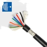 Excellent insulation and protection 480-2464 26awg/2C 30/0.08TS OD3.7 PVC black color wire for computer power supply