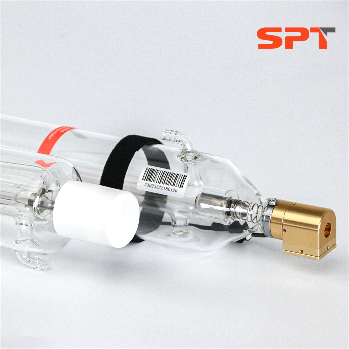 SPT CO2 laser tube With Red Pointer 30W-150W glass laser tube for laser cutting and marking