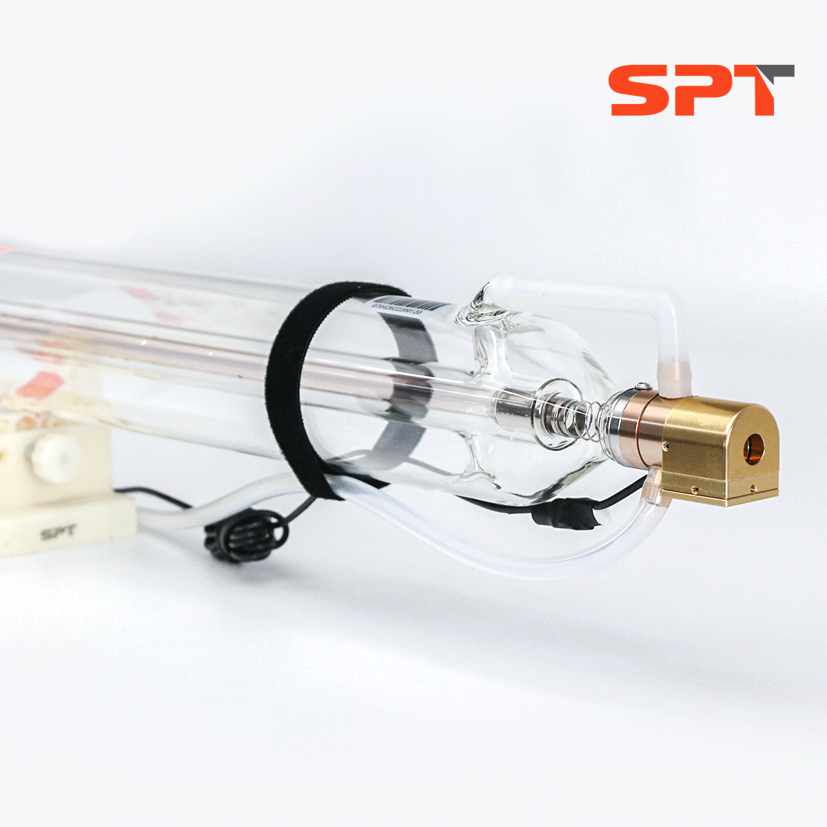 SPT CO2 laser tube With Red Pointer 30W-150W glass laser tube for laser cutting and marking