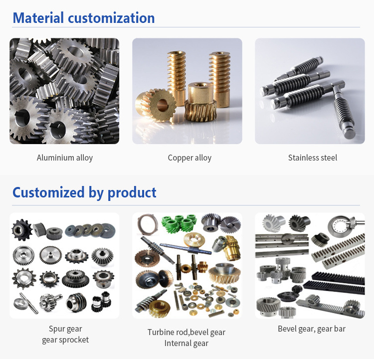 High Precision Crown Wheel 1.25 CNC Metal Rack Gears Bevel Gear Pinion Rack And Pinion For CNC Part Gear Rack Pinion Parts