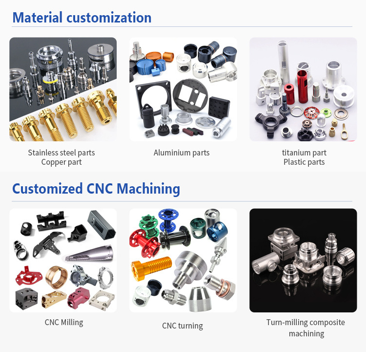 Customized Steel Part aluminum Anodized CNC milling parts Stainless Steel cnc machining service