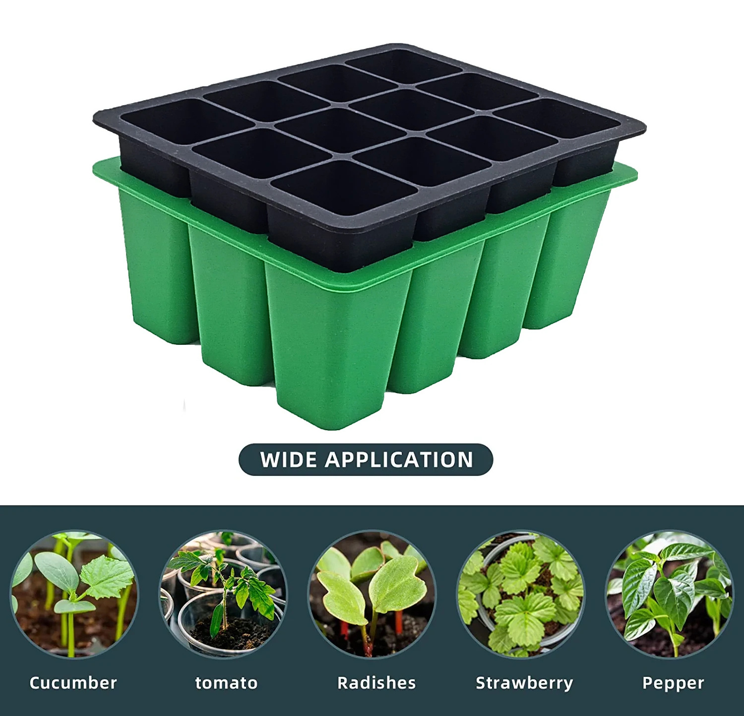 custom design Hot Sale Seed Starting Cell Tray Garden Propagator Set Cultivation Trays Cultivation Trays