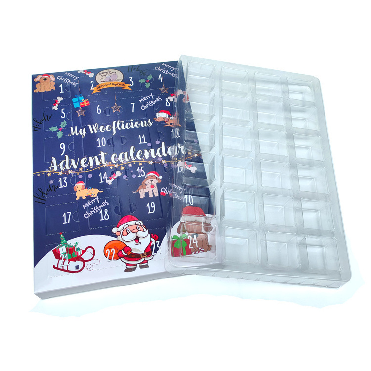 Xmas Pet Food Packaging Advent Calendar for and Dogs and Cat