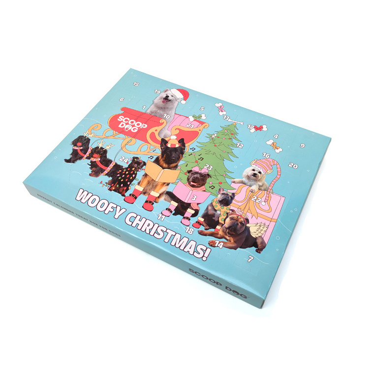 Empty CustomDown Pet Dog Food Treat Advent Calendar